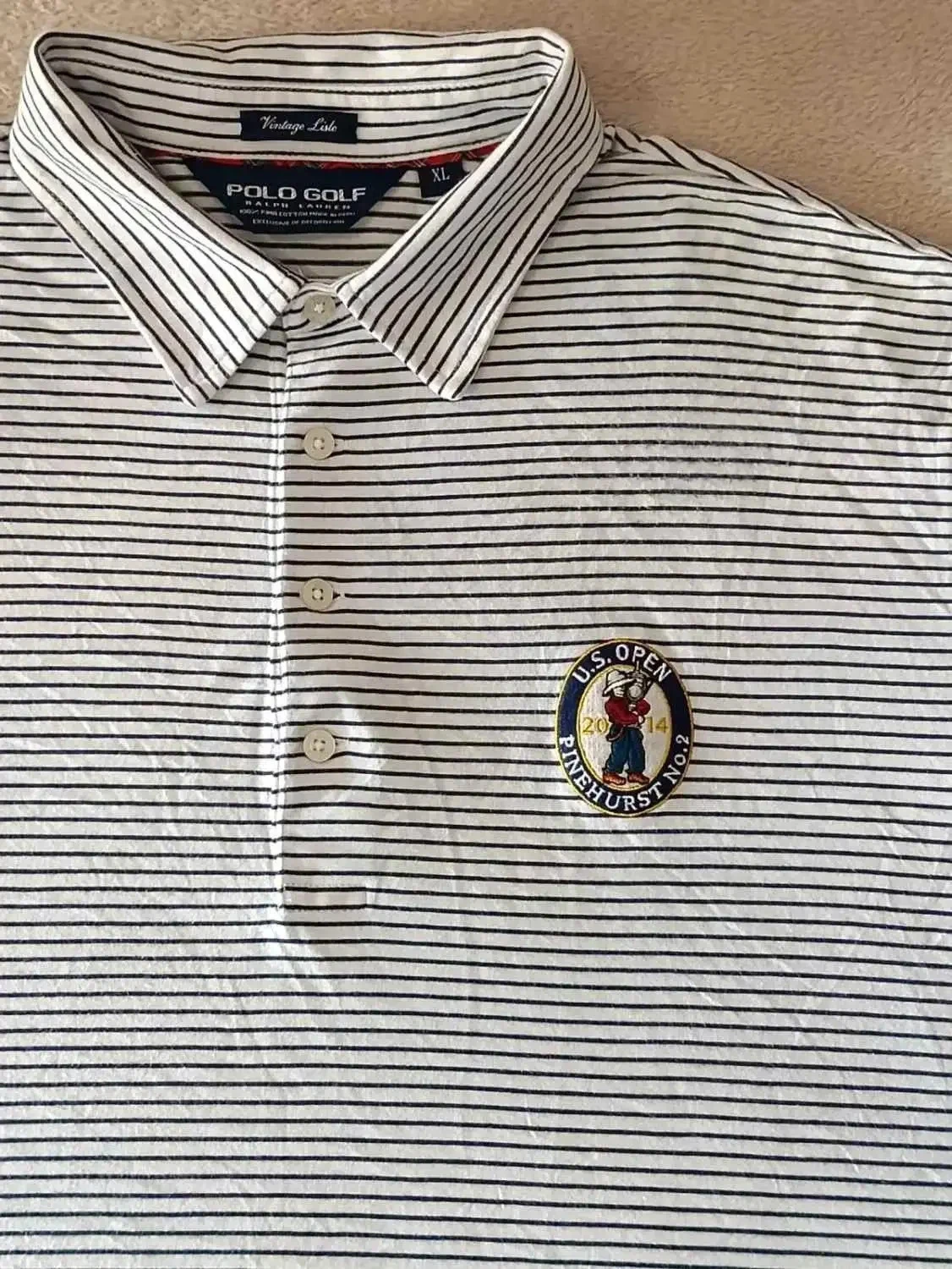 Ralph Lauren U.S. Open Vintage Lisle Golf Polo Size XL – photo 4